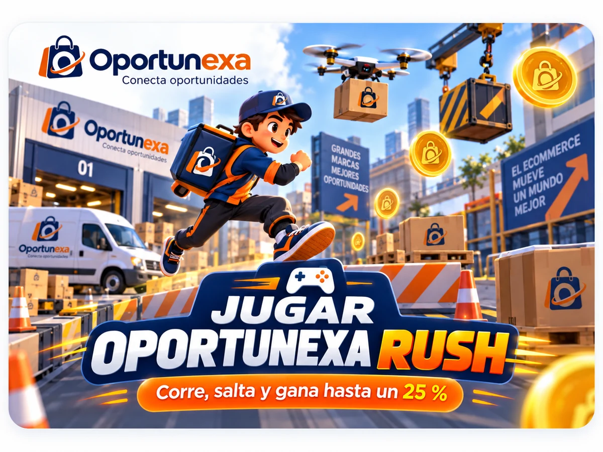 Jugar Oportunexa Rush: corre, salta y gana hasta un 25 por ciento