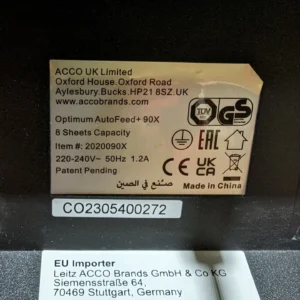Rexel Optimum Autofeed Destructora de Papel