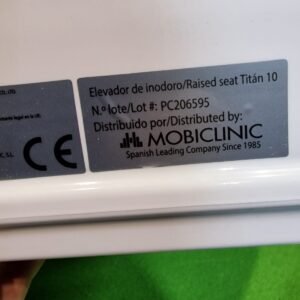 Mobiclinic Elevador WC para adulto Con tapa