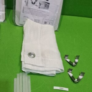Estor Plegable sin taladrar Crema