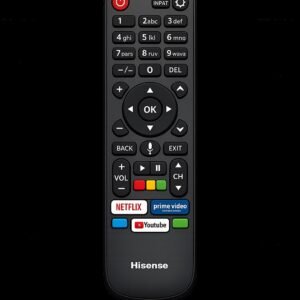Mando a distancia original Hisense EN2AI30H para Smart TV con Netflix, Prime Video y YouTube
