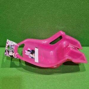 Stamp- Silla portamuñecas Minnie RN246500, Rosa, 20 cm con Sistema de fijación Universal, se Fija en Todo Tipo de Manillar, Correa de Velcro para sostener la muñeca.