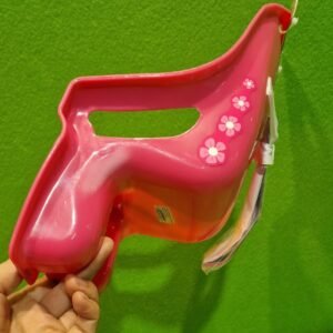 Stamp- Silla portamuñecas Minnie RN246500, Rosa, 20 cm con Sistema de fijación Universal, se Fija en Todo Tipo de Manillar, Correa de Velcro para sostener la muñeca.