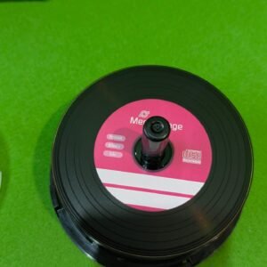 32 Discos CD en blanco DD-R de vinilo con fondo negro 52 x 700 mb 80m - Oportunexa