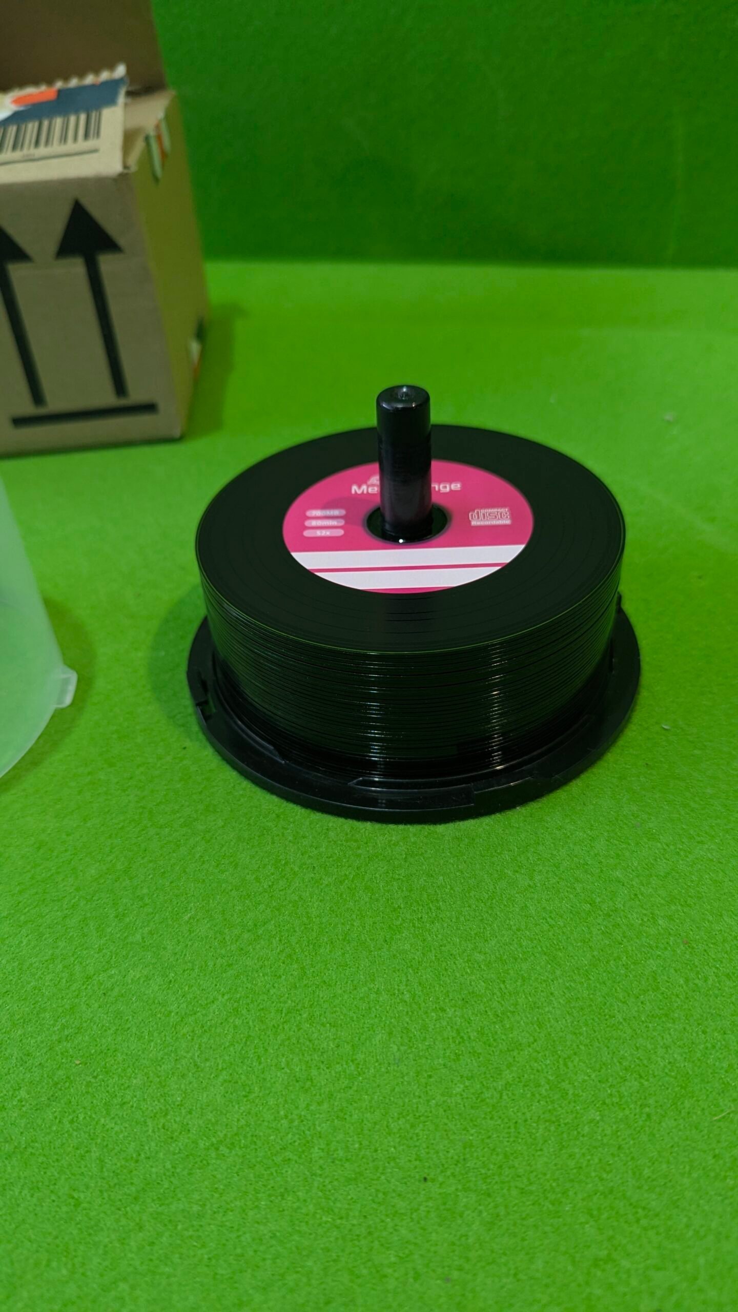 32 Discos CD en blanco DD-R de vinilo con fondo negro 52 x 700 mb 80m - Oportunexa