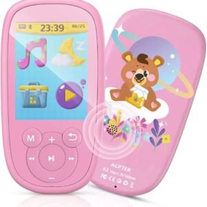 AGPTEK 2.4" Bluetooth 5.3 Reproductor MP3 para Niños - Oportunexa