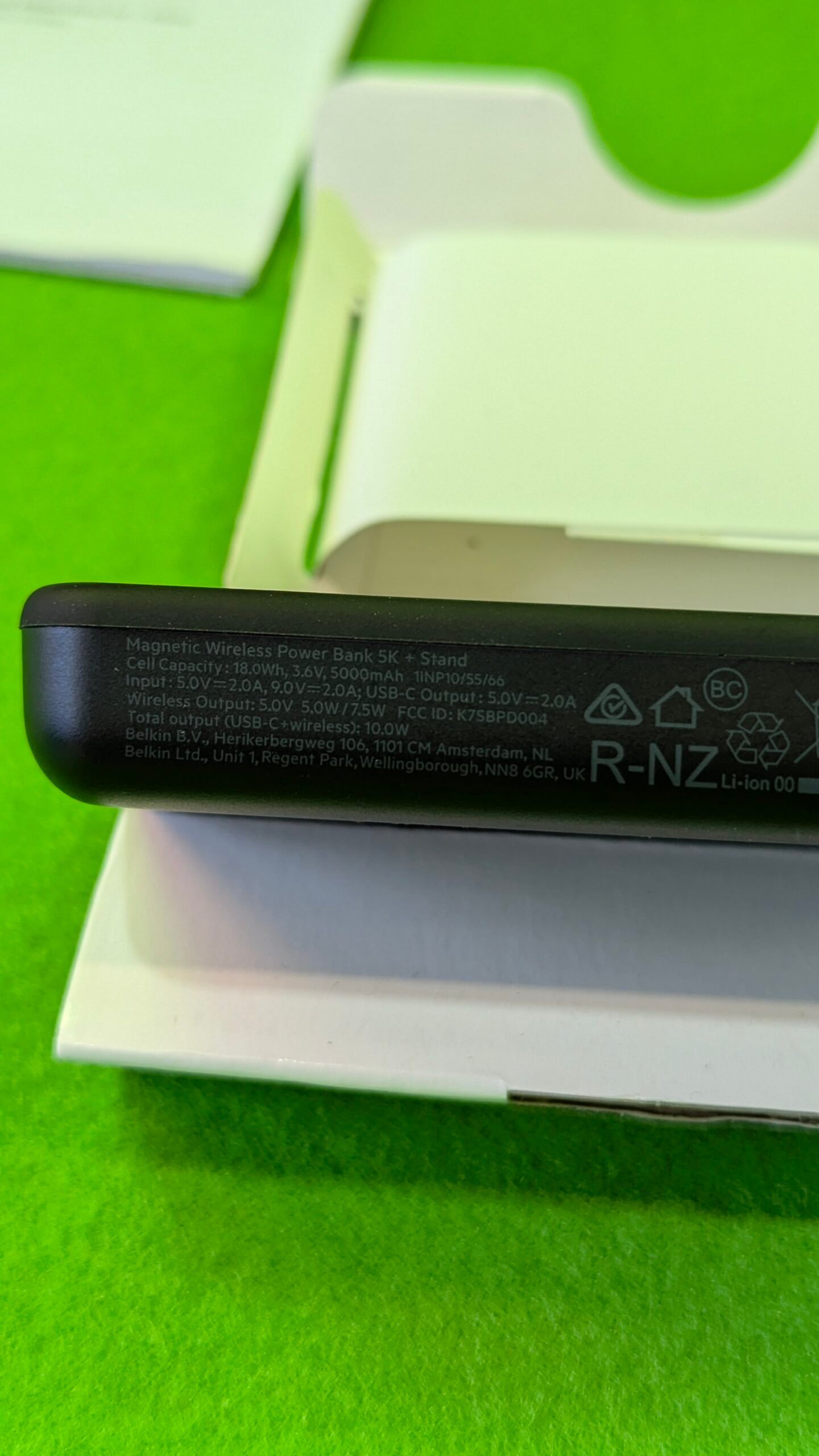 Belkin Cargador portátil banco de energía inalámbrico de 5000 mAh, cargador MagSafe de 7.5 W - Oportunexa