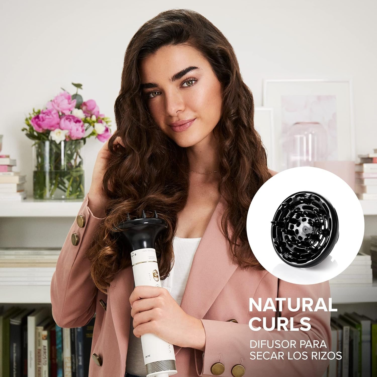 Bellissima Imetec Air Wonder, Cepillo de aire caliente 8 en 1 - Oportunexa