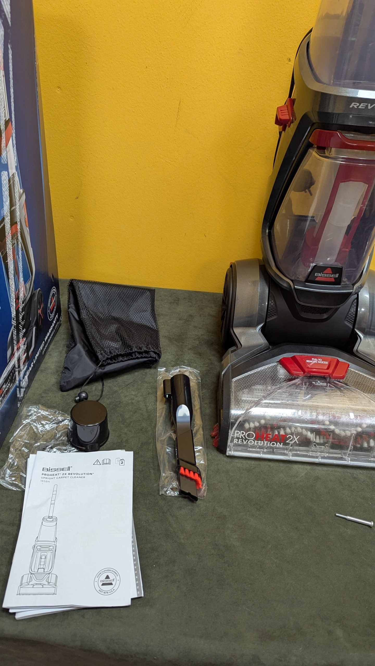 BISSELL ProHeat 2X Revolution Aspirador de agua para alfombras - Oportunexa