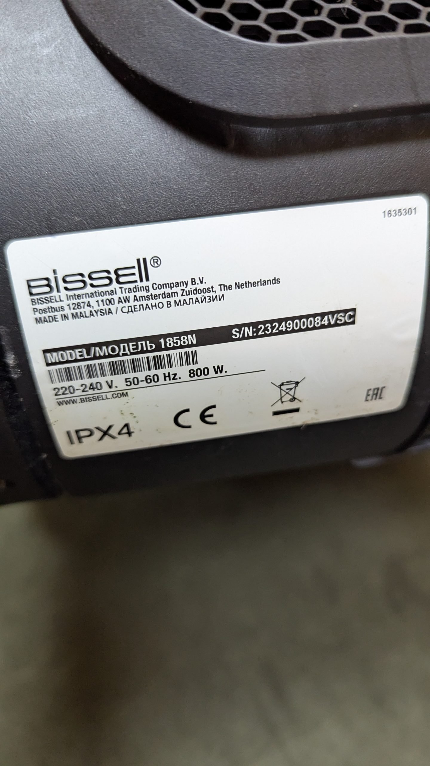 BISSELL ProHeat 2X Revolution Aspirador de agua para alfombras - Oportunexa