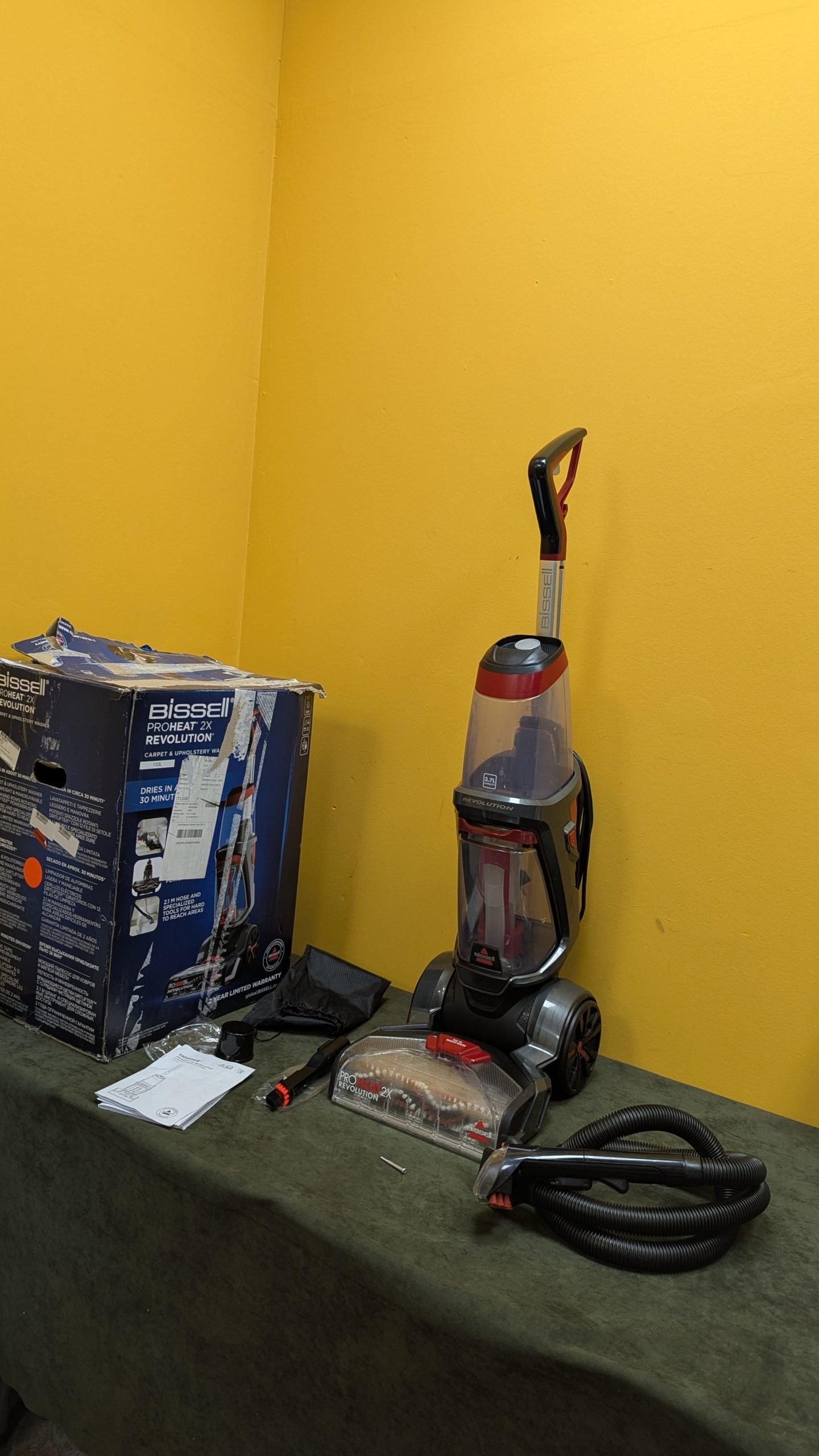 BISSELL ProHeat 2X Revolution Aspirador de agua para alfombras - Oportunexa