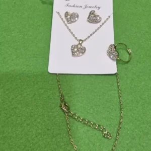 Bisutería Jewelry: Collar, Pendientes, Pulsera y Anillo - Oportunexa