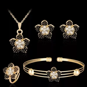 Bisutería Jewelry: Collar, Pendientes, Pulsera y Anillo - Oportunexa