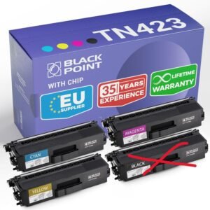 BLACK POINT Juego de 3 Cartuchos de Tóneres Premium para Brother - Oportunexa