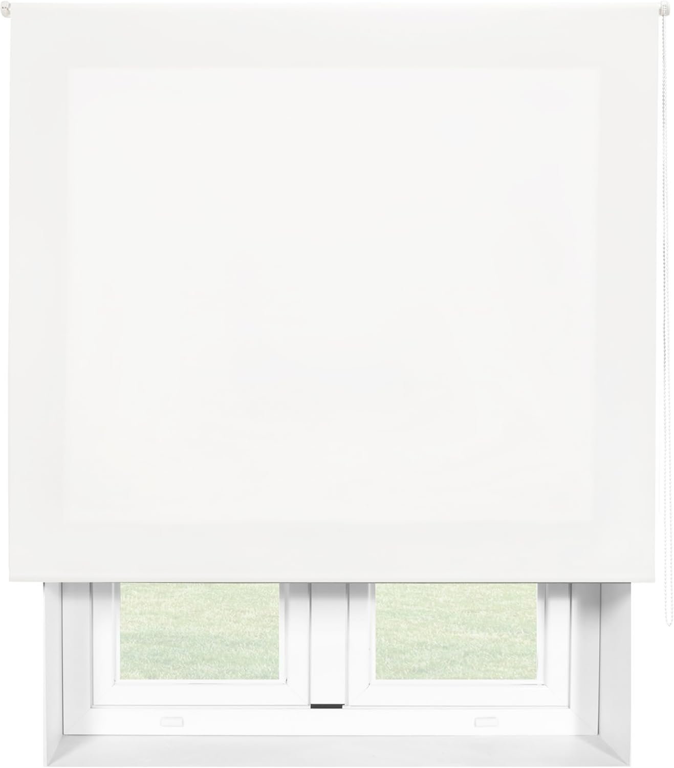 Blindecor Ara Estor enrollable Blanco Roto 90 x 175 cm - Oportunexa