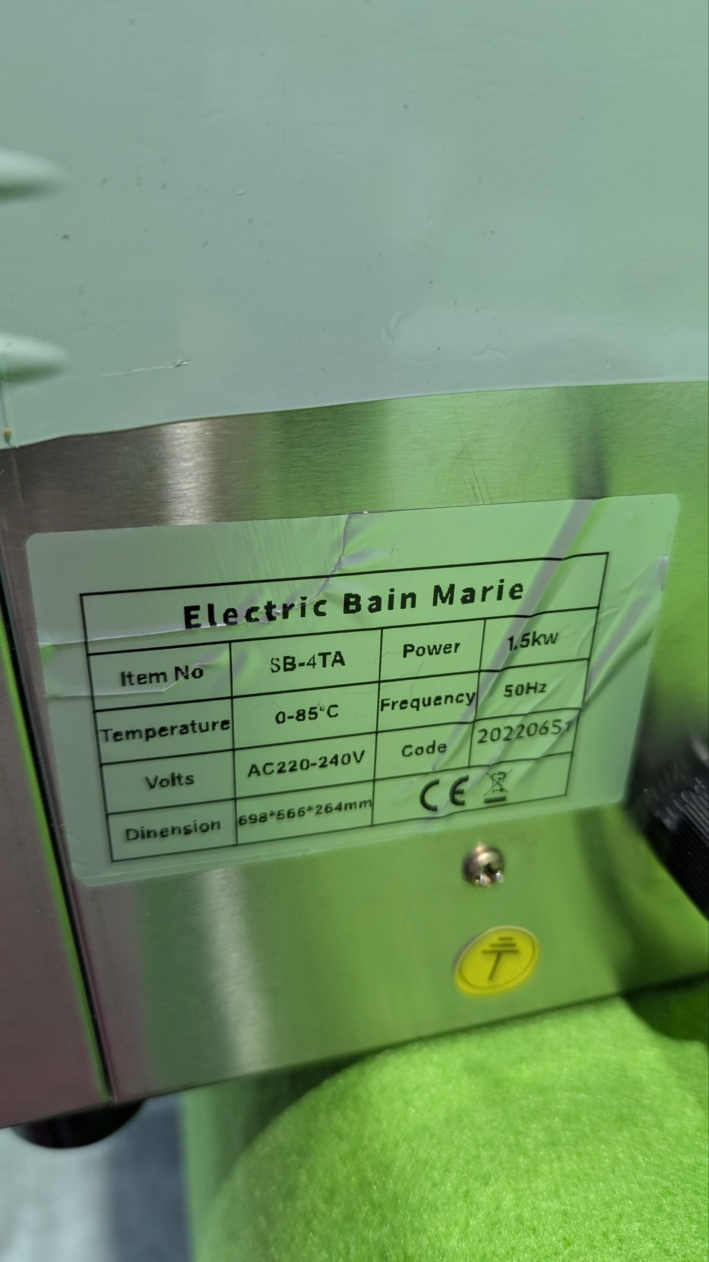 Calentador de alimentos eléctrico para Buffet CON TARA - Oportunexa