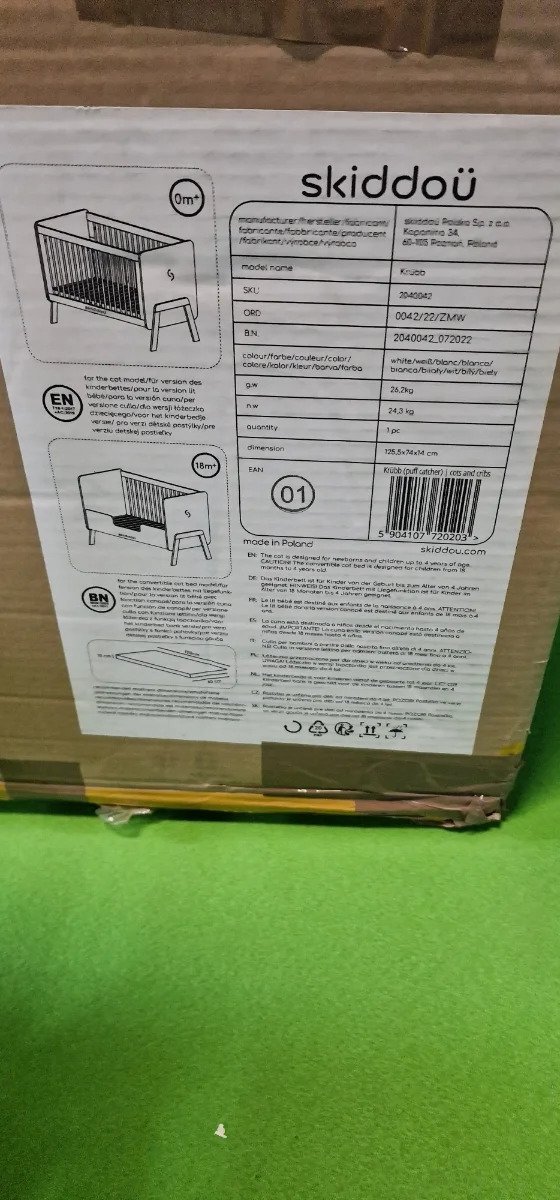 Cama infantil de madera Krübb Recomendación de peso máximo 30 KG - Oportunexa