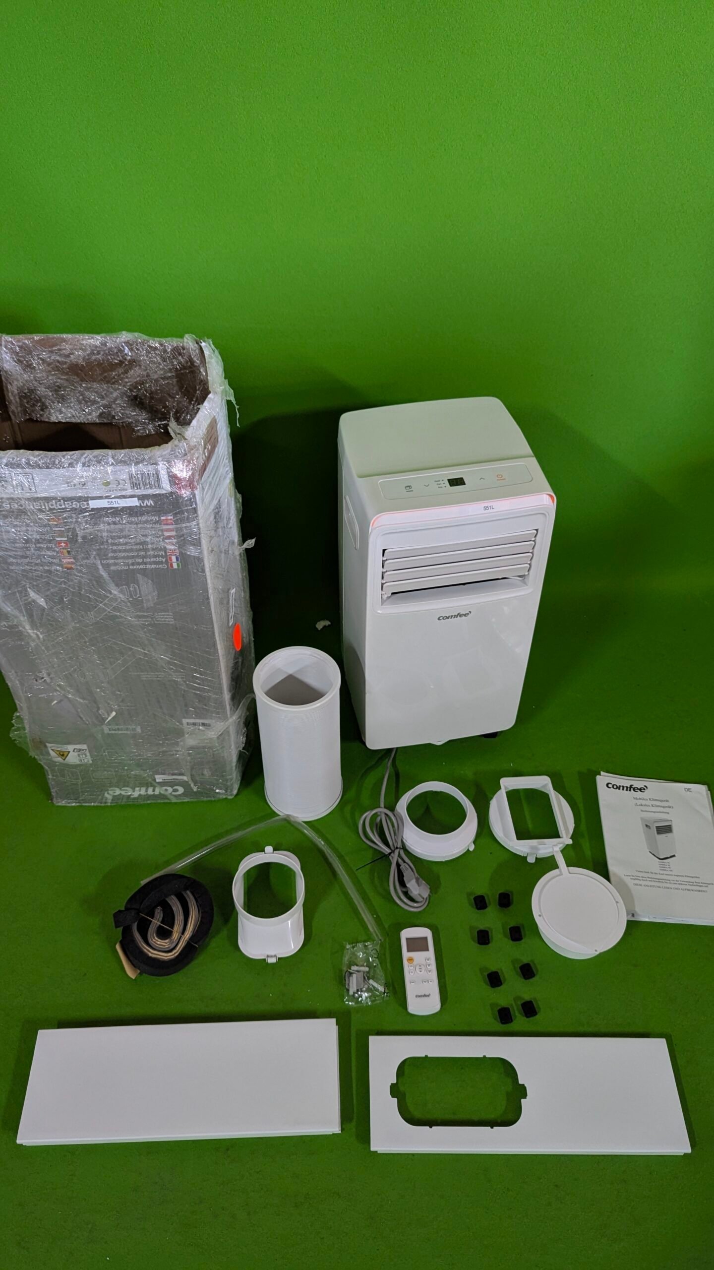 COMFEE' Aire acondicionado portátil 5000 BTU/h ámbar 6C - Oportunexa