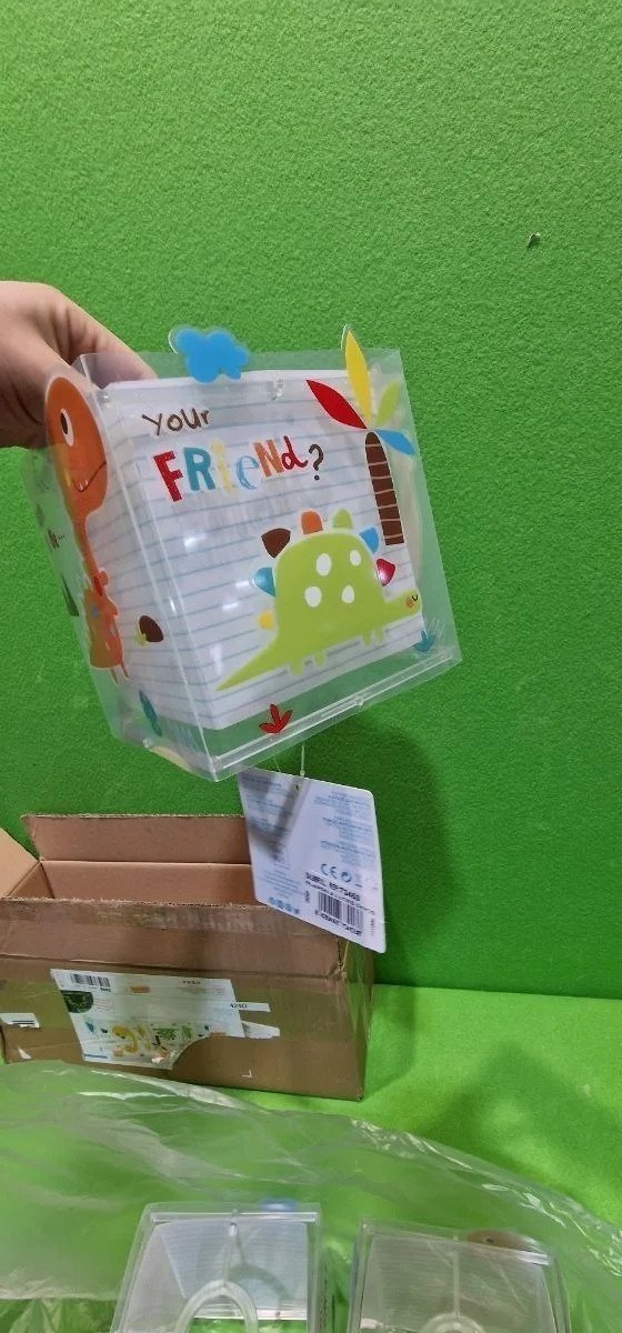 Dalber Lámpara infantil Plafón de techo 3 Luces Dinos Dinosaurios Multicolor - Oportunexa