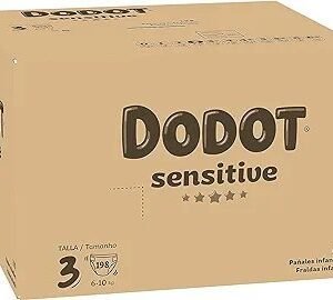 Dodot Pañales Bebé Sensitive Talla 3 (6-10 kg) 198 Pañales - Oportunexa