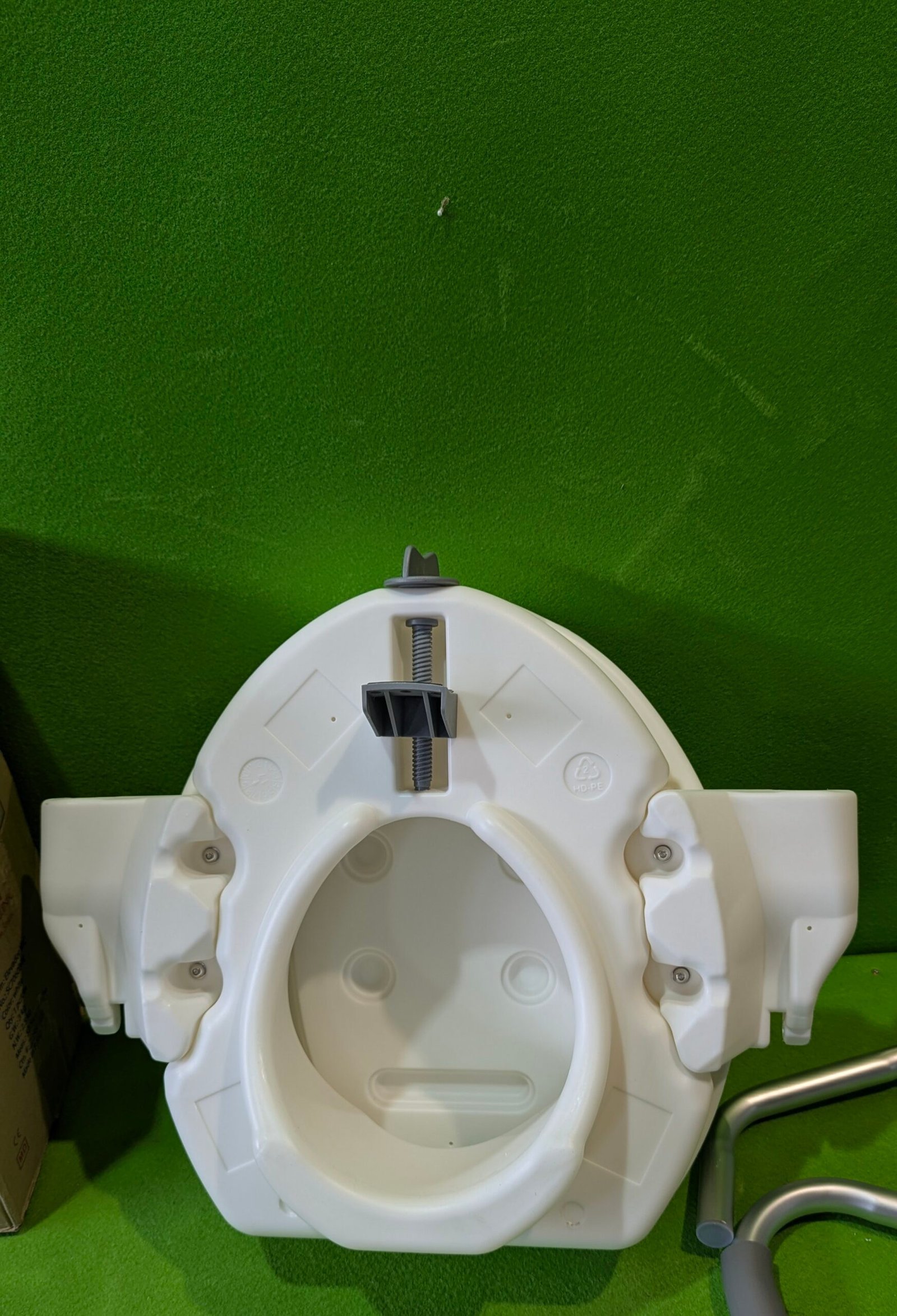 Elevador WC para Adultos, 17cm con reposabrazos abatibles y Acolchados - Oportunexa