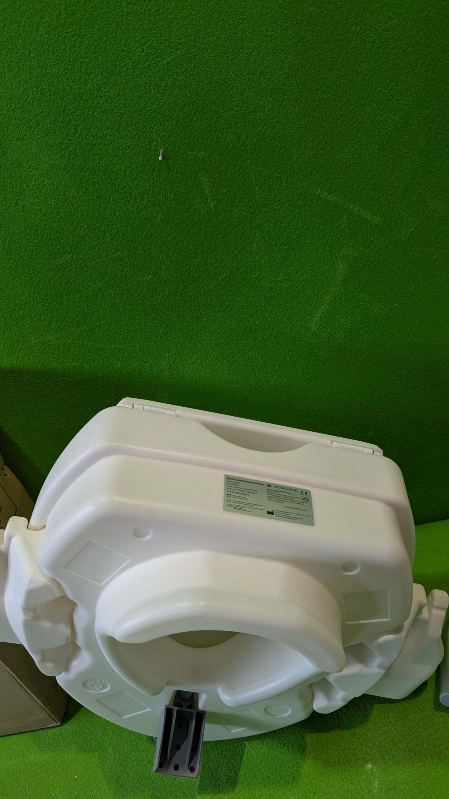 Elevador WC para Adultos, 17cm con reposabrazos abatibles y Acolchados - Oportunexa