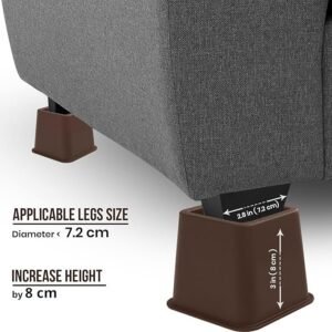 Elevadores Ajustables para Muebles de Cama (Juego de 6) - Oportunexa