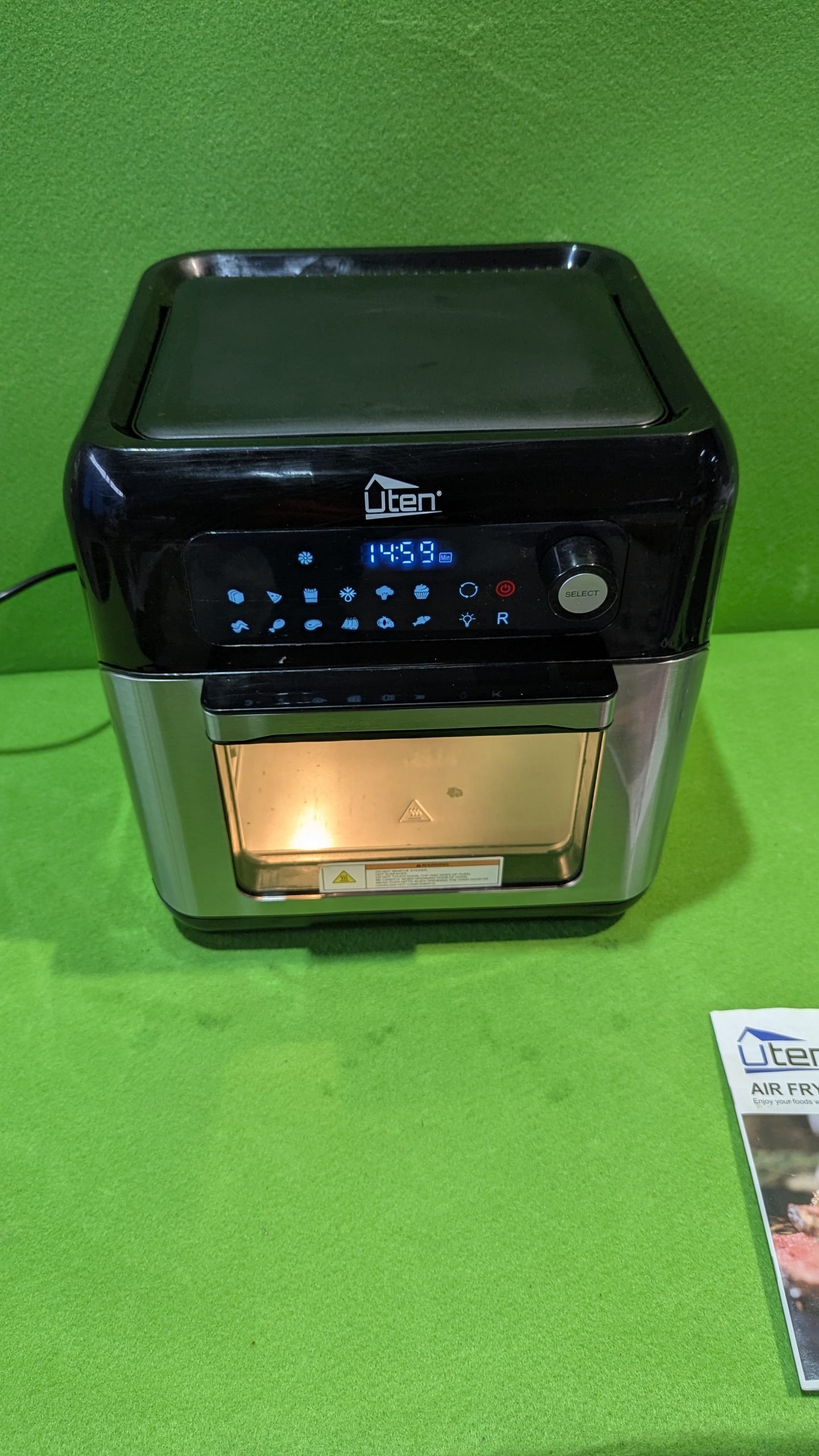 Freidora de Aire sin Aceite 10L Horno de Aire Caliente 1500W - Oportunexa