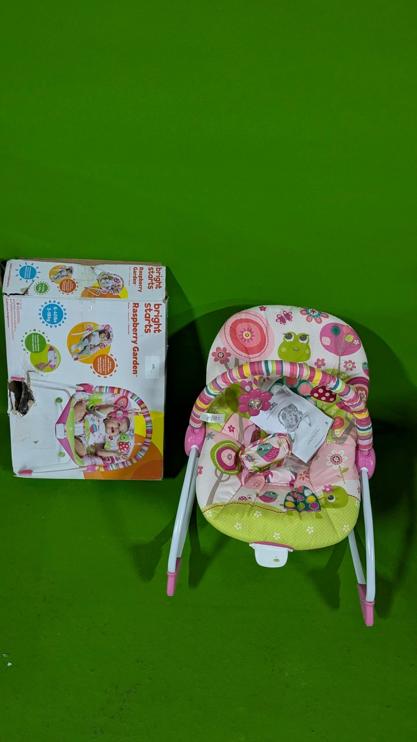 Hamaquita de bebé Rocker Rasberry hasta 18kg - Oportunexa