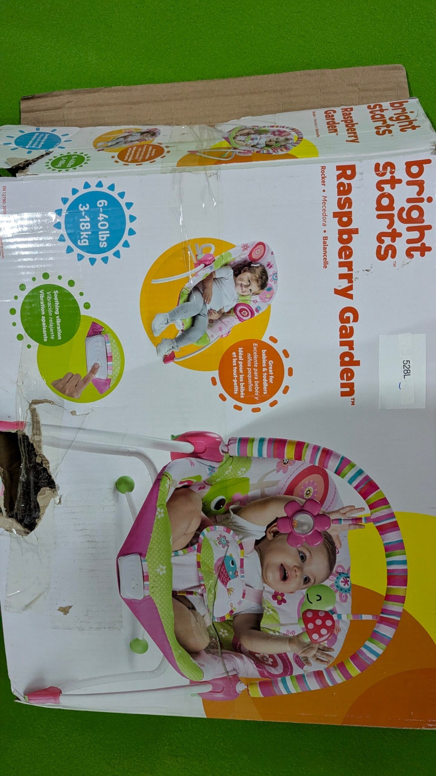 Hamaquita de bebé Rocker Rasberry hasta 18kg - Oportunexa