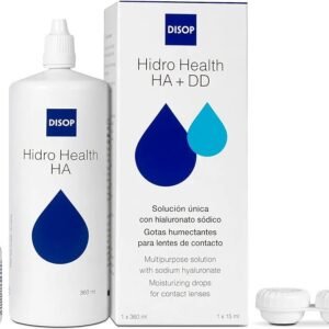 Hidro Health HA Solución Única con Ácido Hialurónico para todo Tipo de Lentes de Contacto - Oportunexa