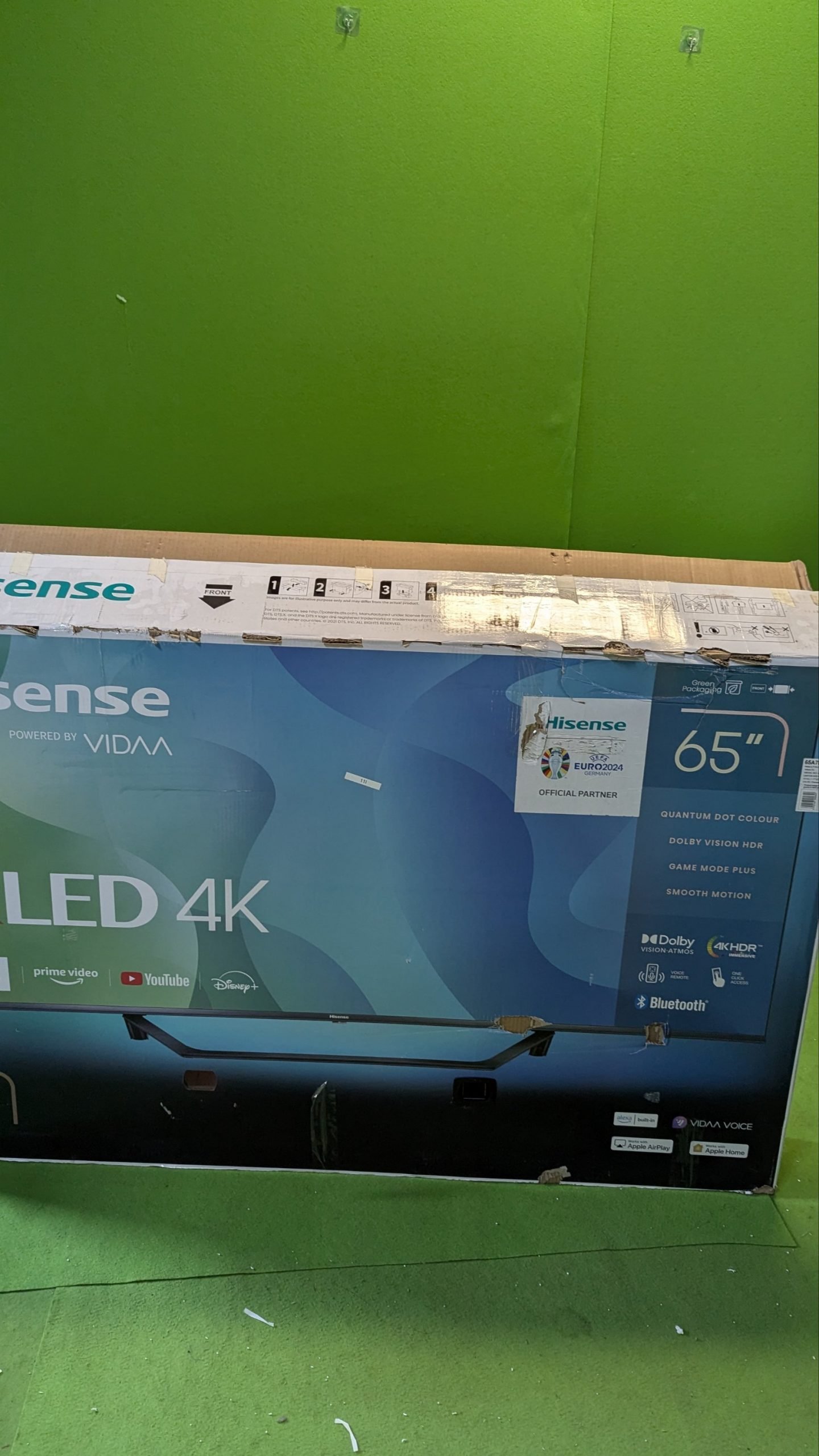 Hisense TV 65A7KQ - para repuestos o reparación - Oportunexa