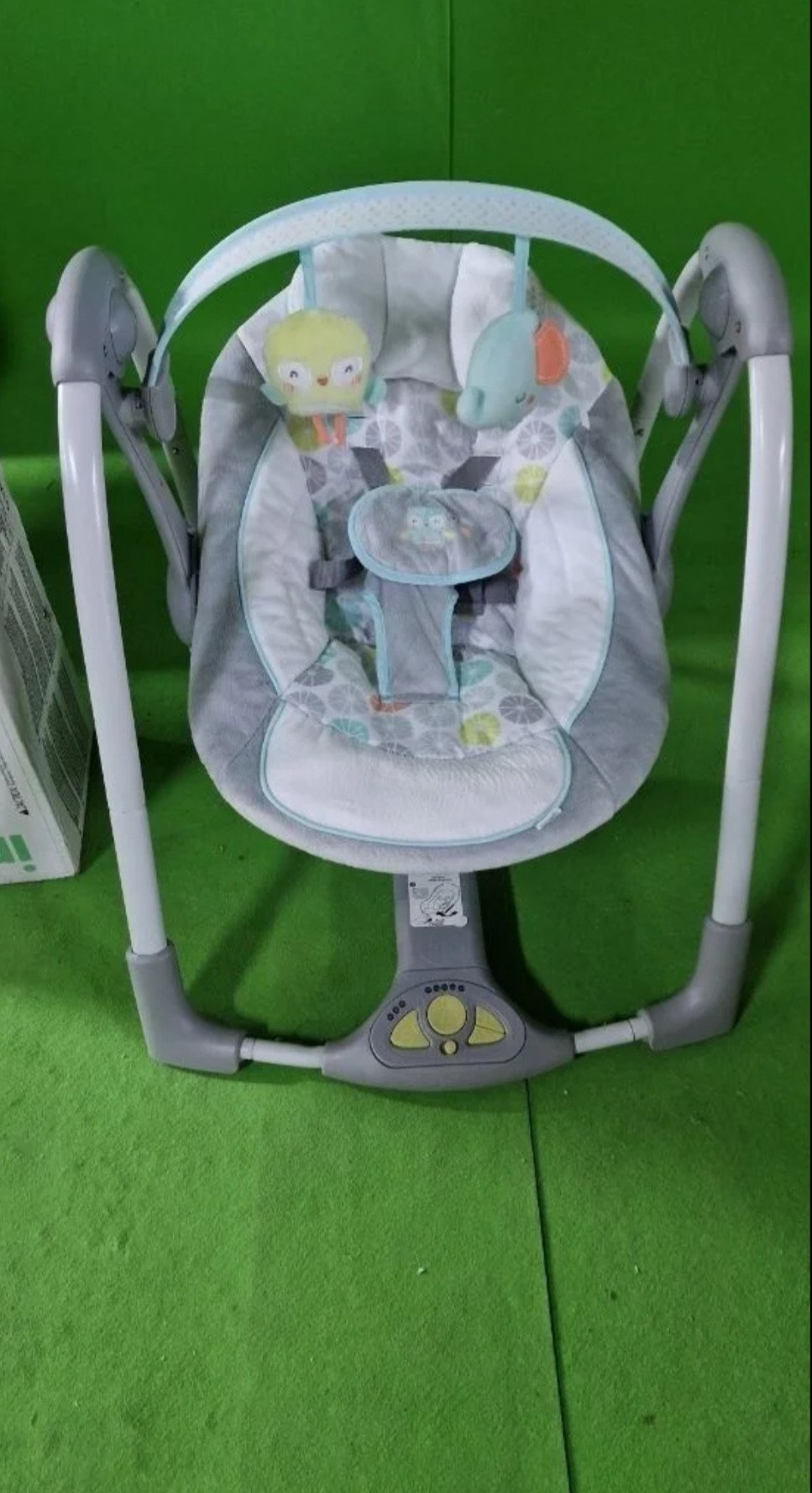 Ingenuity, Columpio Compacto Plegable Hugs & Hoots - Oportunexa