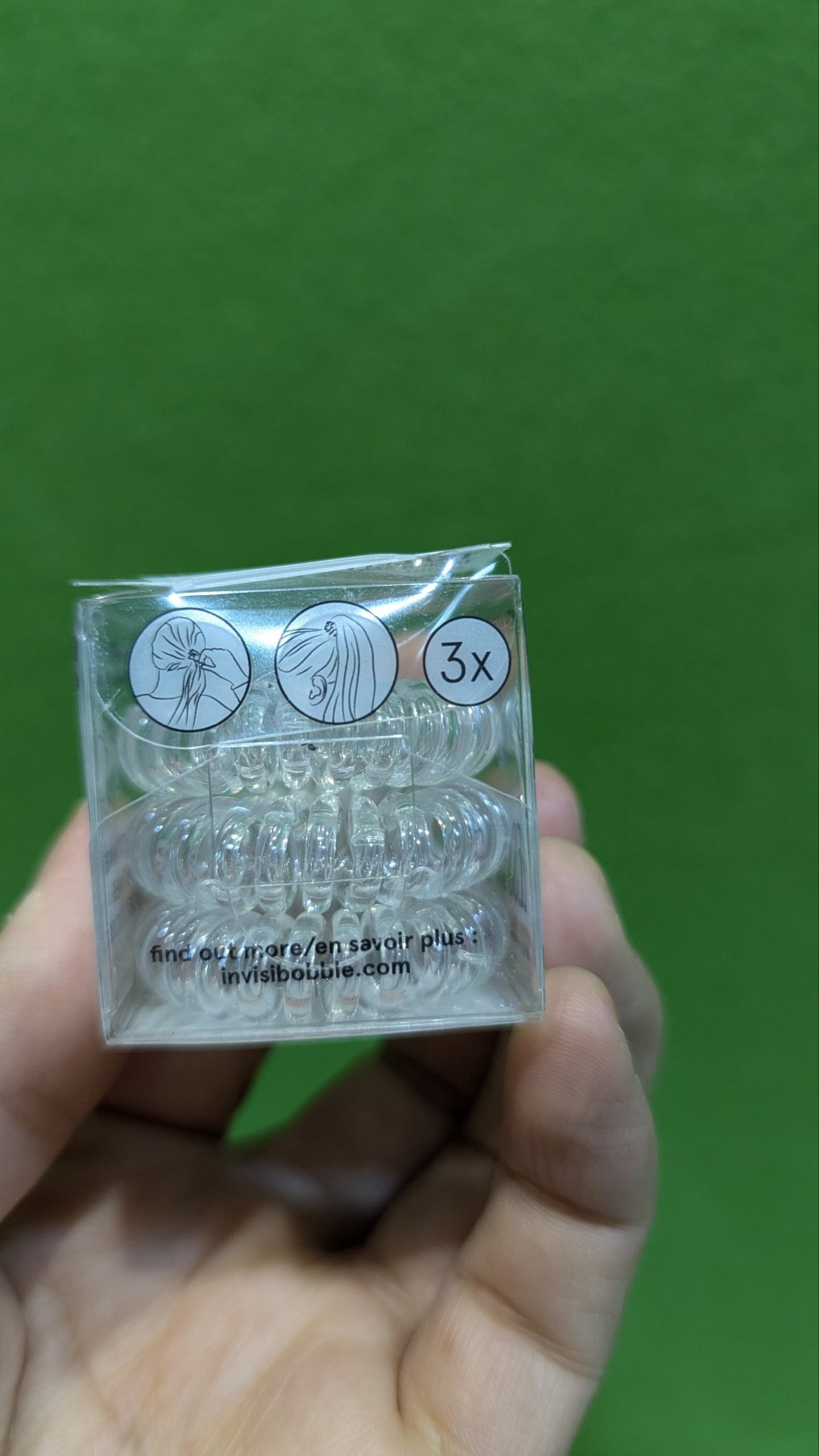 Invisibobble Gomas para el cabello originales transparentes - Oportunexa