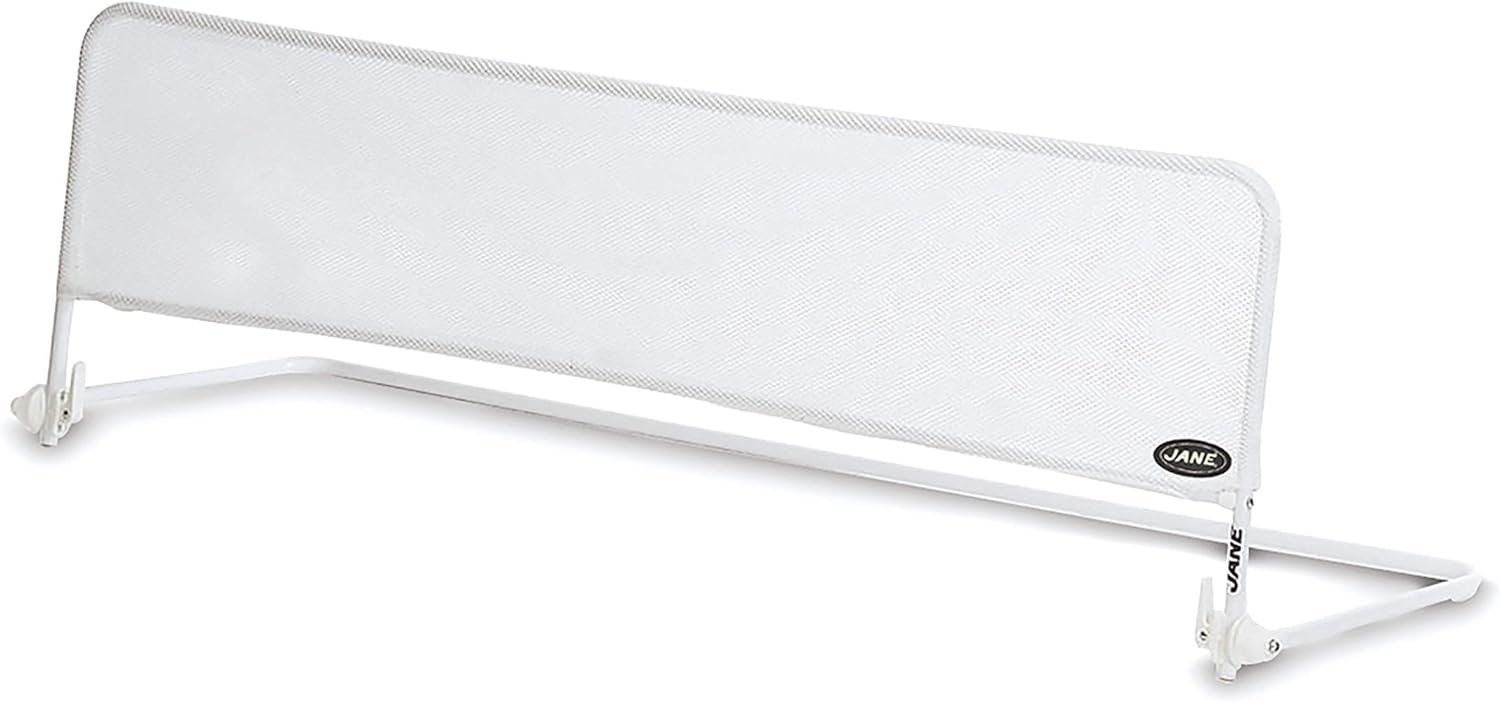 Jané Barrera de Cama Abatible Básica en Color Blanco, Largo 140 Cm - Oportunexa