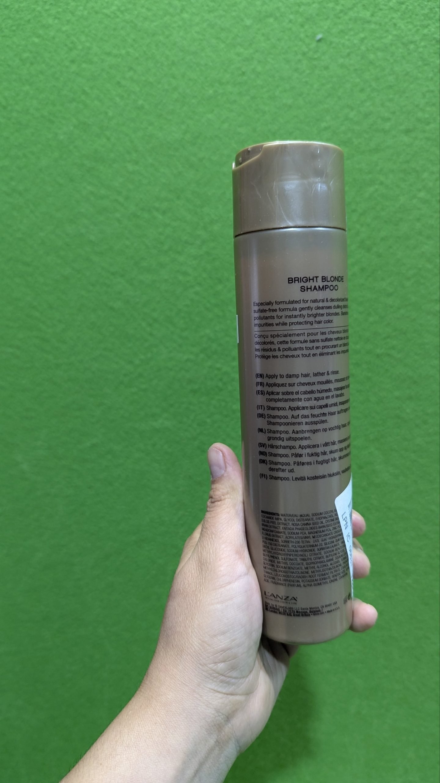 L'ANZA Healing Blonde Champú Rubio Brillante 300ml - Oportunexa