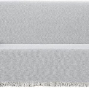 Martina Home Foulard Multiusos Espiga 180X260 Cm Crudo/Gris - Oportunexa