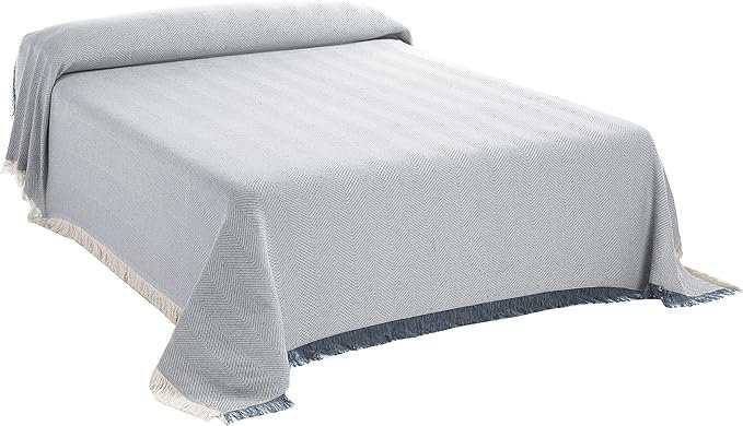 Martina Home Foulard Multiusos Espiga 180X260 Cm Crudo/Gris - Oportunexa