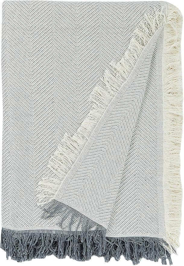 Martina Home Foulard Multiusos Espiga 180X260 Cm Crudo/Gris - Oportunexa