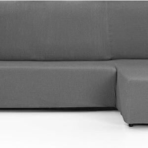 Martina Home Tunez Funda chaise longue Brazo corto derecho Gris - Oportunexa