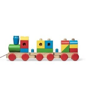 Melissa & Doug Jumbo Stacking Train Classic Construcción y vehículos - Oportunexa