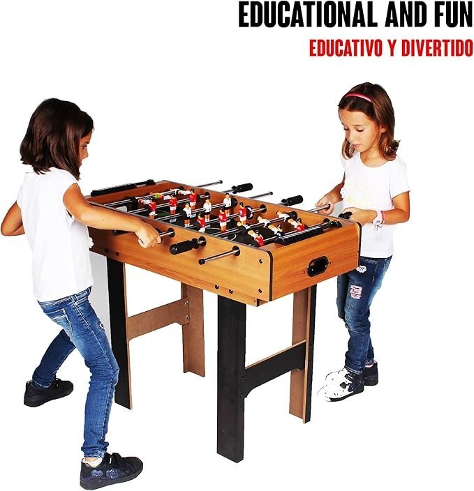 Mesa 4 juegos en 1: Billar, ping-pong, hockey y futbolín - Oportunexa