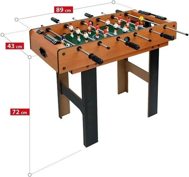 Mesa 4 juegos en 1: Billar, ping-pong, hockey y futbolín - Oportunexa