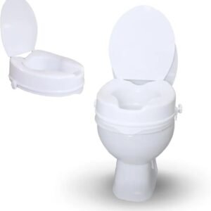 Mobiclinic®, Elevador WC para adulto, Con tapa, 10 cm - Oportunexa