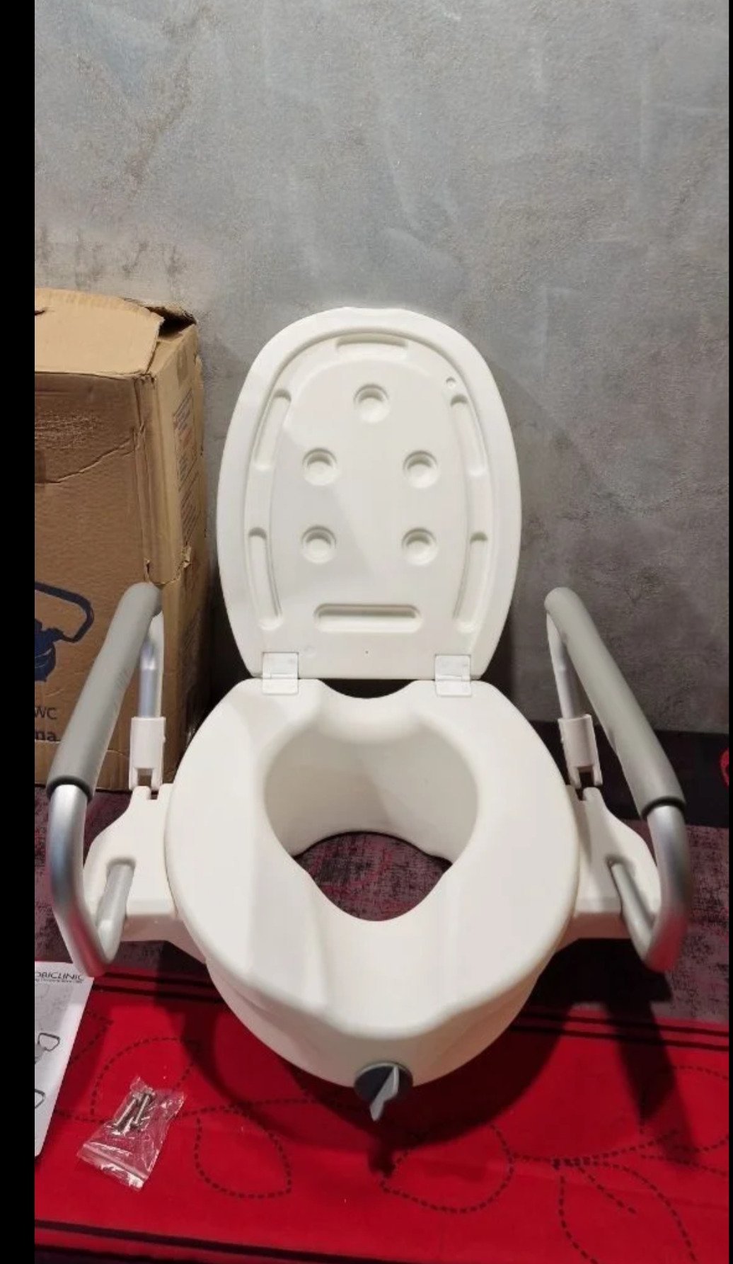 Mobiclinic, Elevador WC para adultos con reposabrazos, Guadiana - Oportunexa
