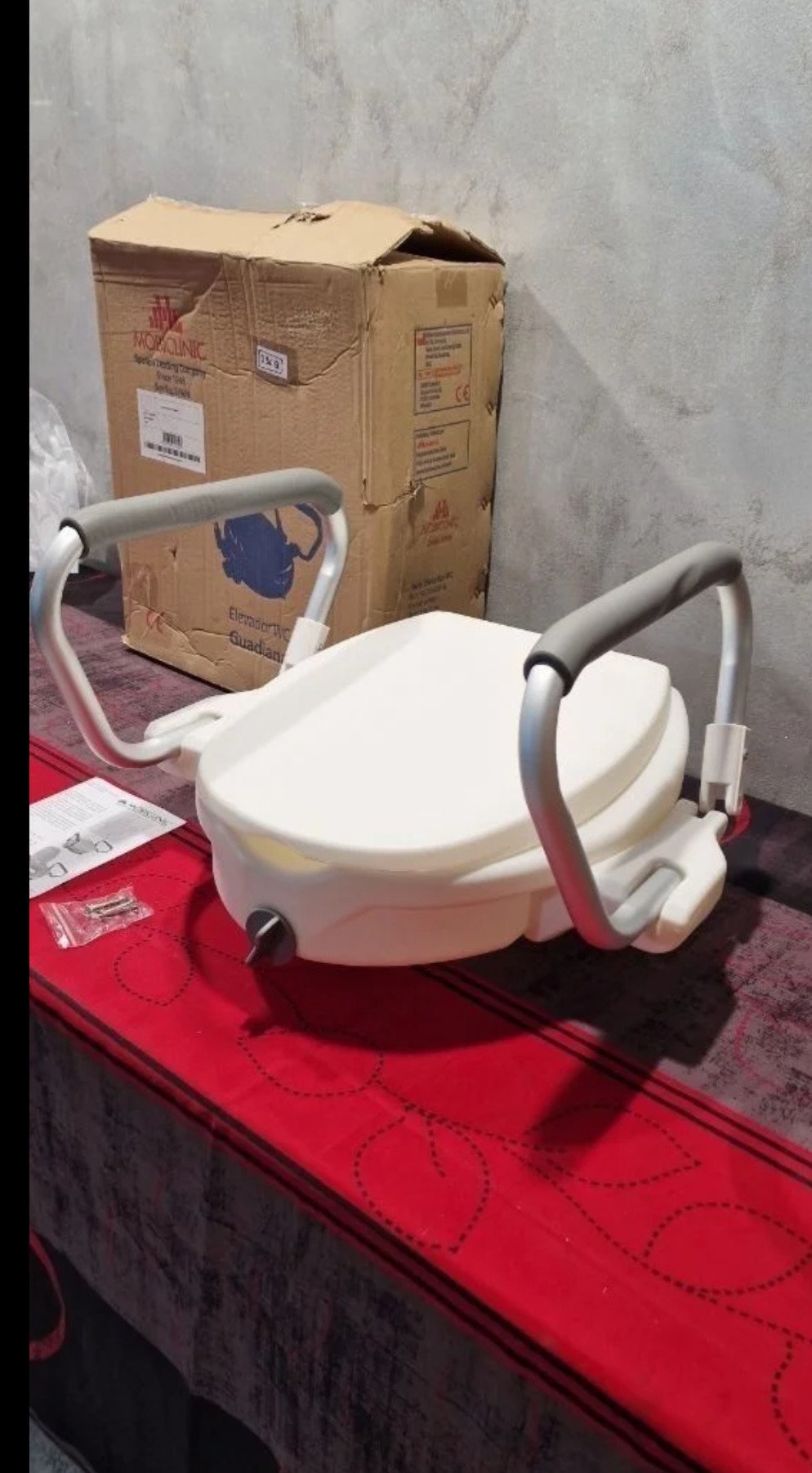 Mobiclinic, Elevador WC para adultos con reposabrazos, Guadiana - Oportunexa