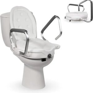 Mobiclinic, Elevador WC para adultos con reposabrazos, Guadiana - Oportunexa