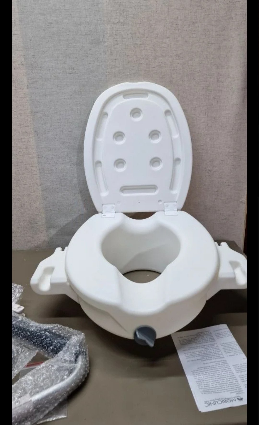 Mobiclinic, Elevador WC para adultos con reposabrazos, Guadiana - Oportunexa