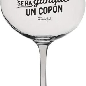 Mr. Wonderful Copa de balón de Vidrio - Oportunexa