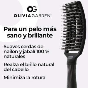 Olivia Garden – Fingerbrush Cuidado icónico con cerdas de Jabalí & Nylon - Oportunexa